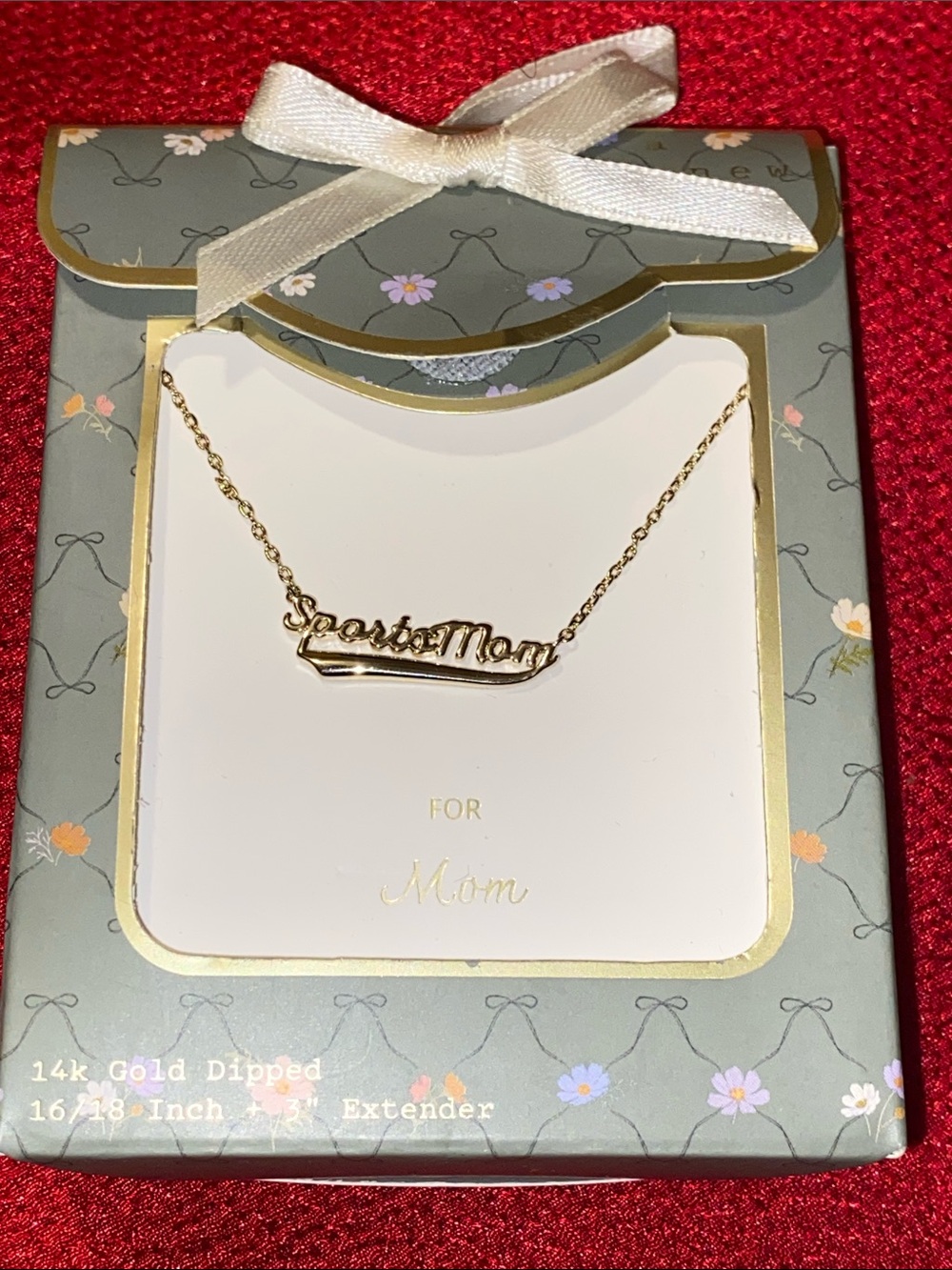 A New Day Gold Dipped “Sports Mom” Necklace - For Mom